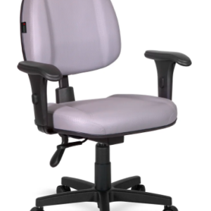 Cadeira Turim executiva, base back system, braço regulável